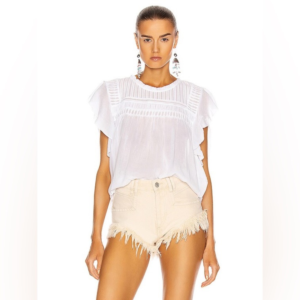 Isabel Marant Layona Top in White